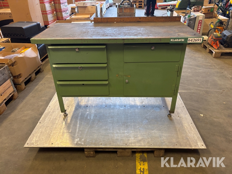 Arbejdsbord + bordplade