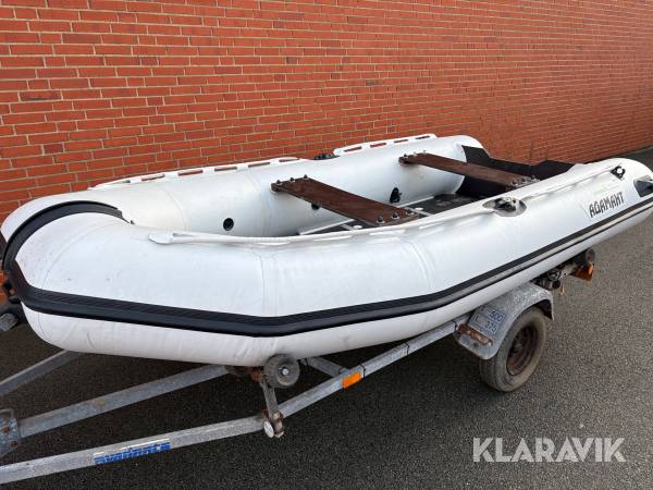 Gummibåd Adamant A340G med trailer