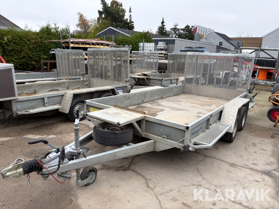 Maskintrailer Variant 3518M4 3.500 kg med ramper 1 styk