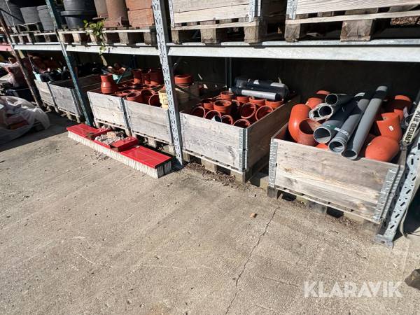 Kloak fittings 6 paller - Assorteret