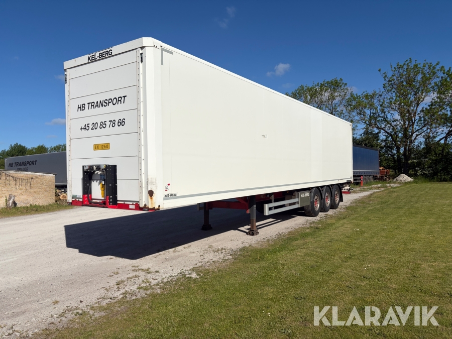 Boxtrailer Kel Berg D100V M S40J3 3 akslet
