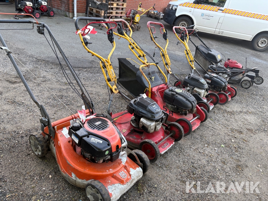 Græsslåmaskiner - 7 styks
