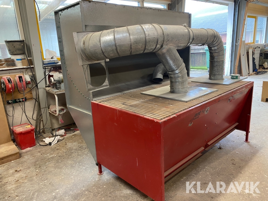 Udsugningsbord 100 x 200 cm PRIMA-VENT 100 x 200