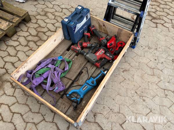 Akkuværktøj / topnøglesæt - stige Mileaukee