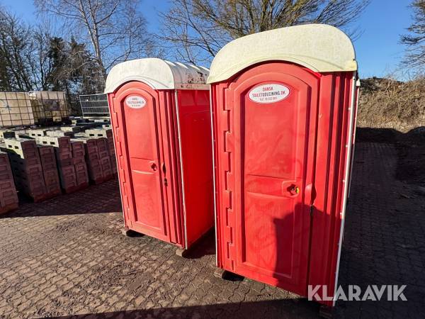 Toiletkabiner 2 styk