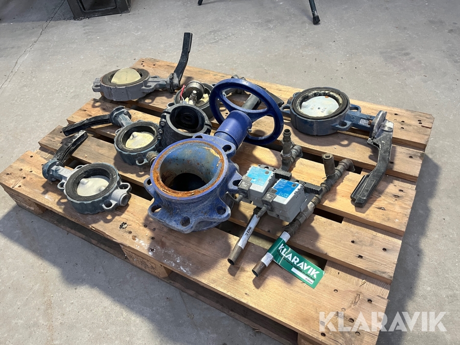 Diverse spadeventiler m.m