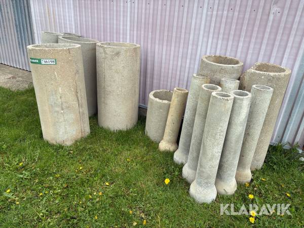 Diverse betonrør