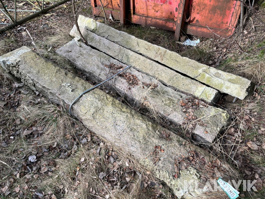 Klodser Granit 4 styk - 2 størrelser