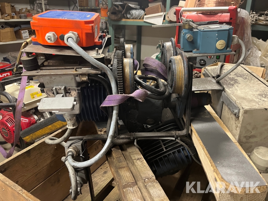 Komplet Kran - løbekat DEMAG PK 10N-F 35 meter kran bjælker