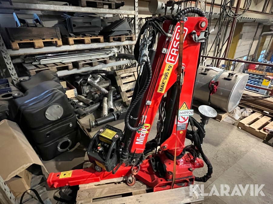 Fassi Micro Series Kran til ladbil Fassi Micro 15, Mariagerfjord, Klaravik aukt