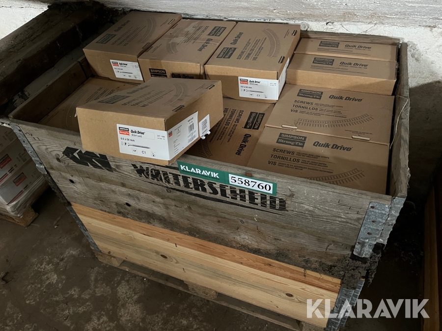 Skruer Simpson Quickdrive 4,6x64mm - 50 kasser / 75.000 styk