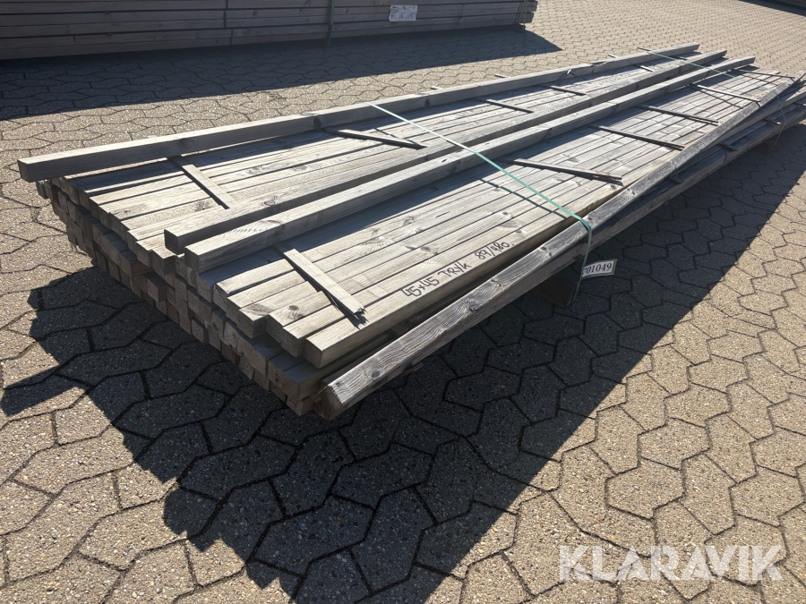 Reglar Trykimpreneret - 45x45x4800mm - 88 styks