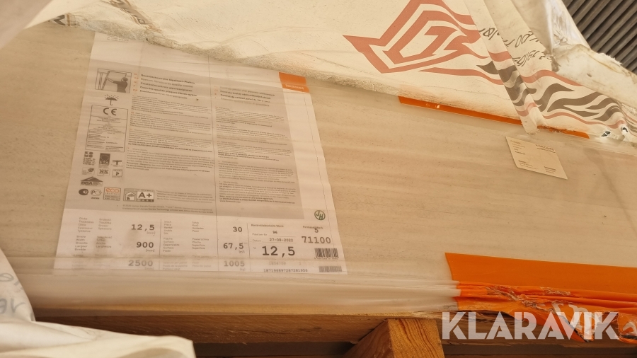 Fibergips Fermacell 12,5x900x2500mm 3 paller