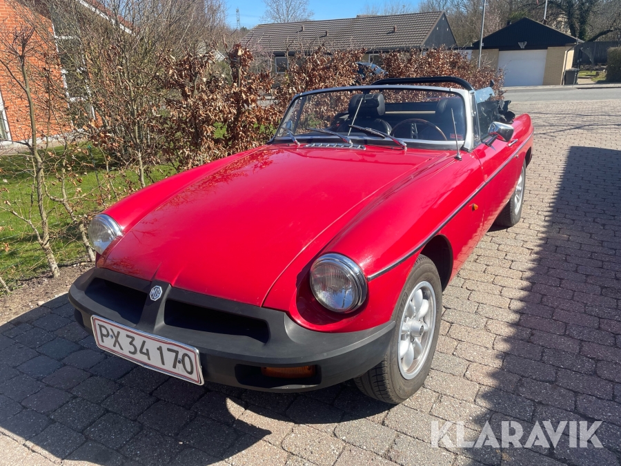 Veteranbil MG MGB jubilæumsmodel
