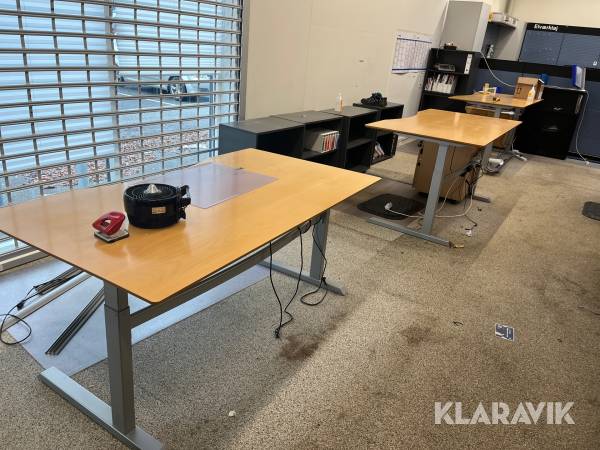 Hæve/sænkeborde 4 styk