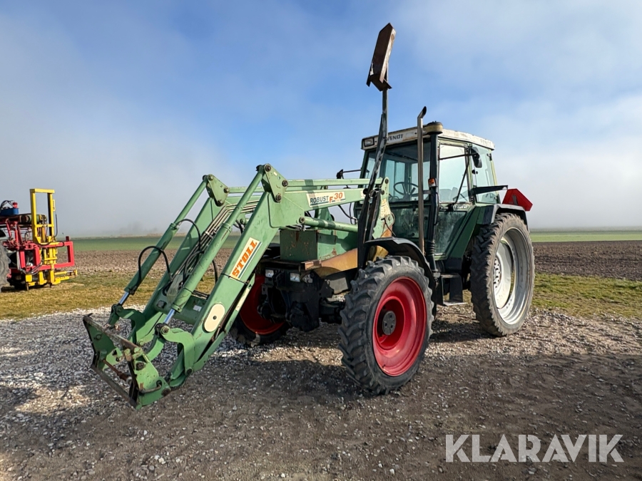 Traktor Fendt F380 GT med frontlæsser
