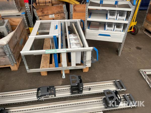 Bilindretning Sortimo aluminium