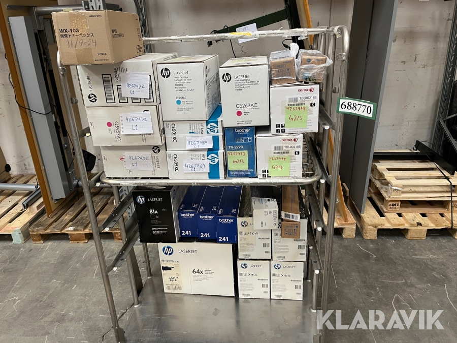 Printer patroner HP, Brother, Xerox 24 kasser
