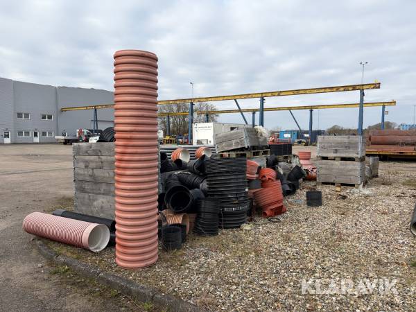 Pvc fittings blandet lot