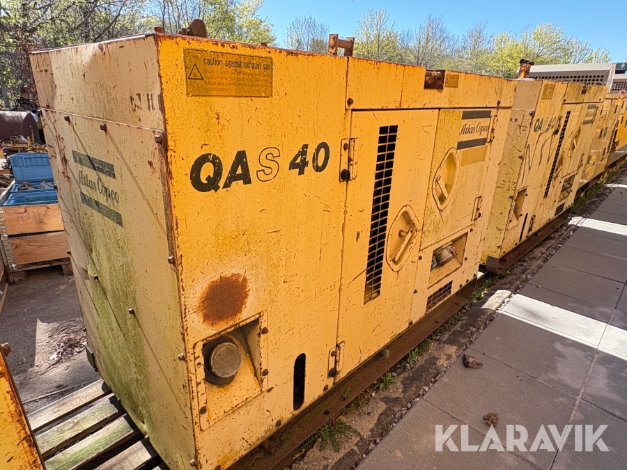 Generator Atlas Copco Qas40 1 styk
