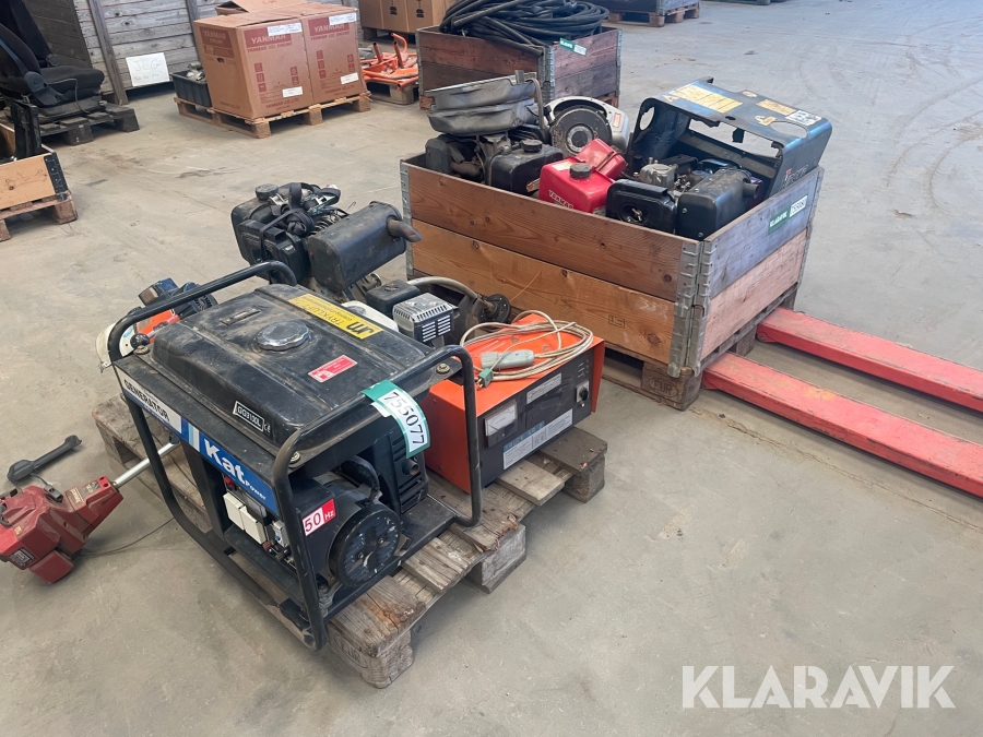 Generator - lader - motordele