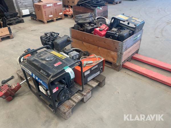 Generator - lader - motordele