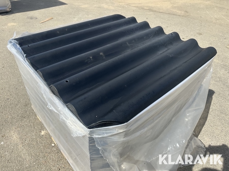 Bølgeplade Euronit 700T HJ/HU Sort - 225 styks