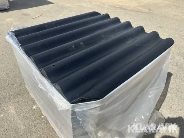 Bølgeplade Euronit 700T HJ/HU Sort - 225 styks