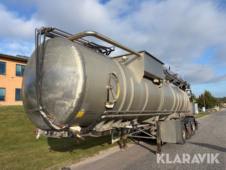 Gylletrailer VM Tarm S med suge- og pumpefunktion