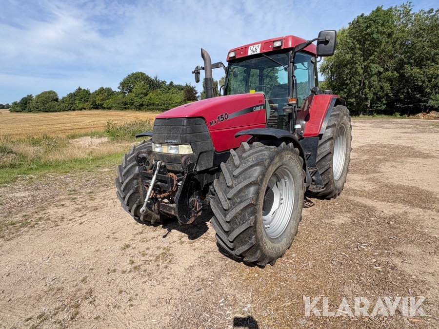 Traktor med frontlift Case MX150 Tvillinghjul