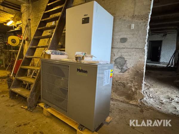 Varmepumpe Milton Greenline 6 Monoblok luft/vand med ude- og indedel 1 styk