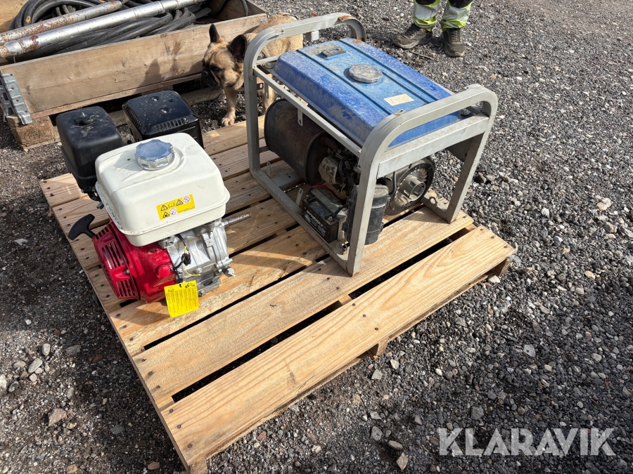 Generator Powergenerator DK GG3500EQ+B med Honda GX390 motor