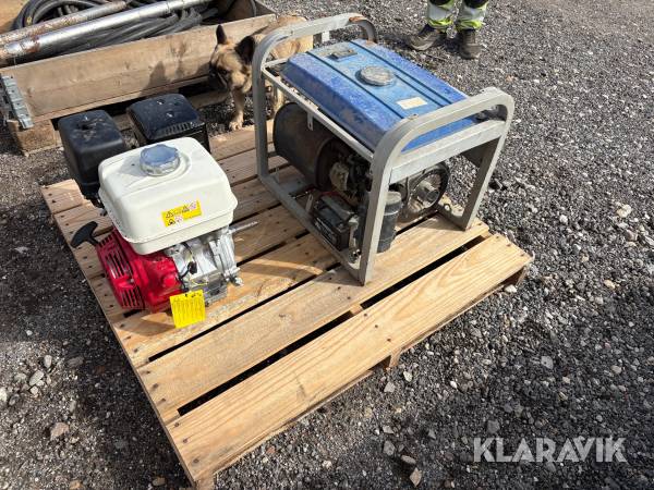 Generator Powergenerator DK GG3500EQ+B med Honda GX390 motor