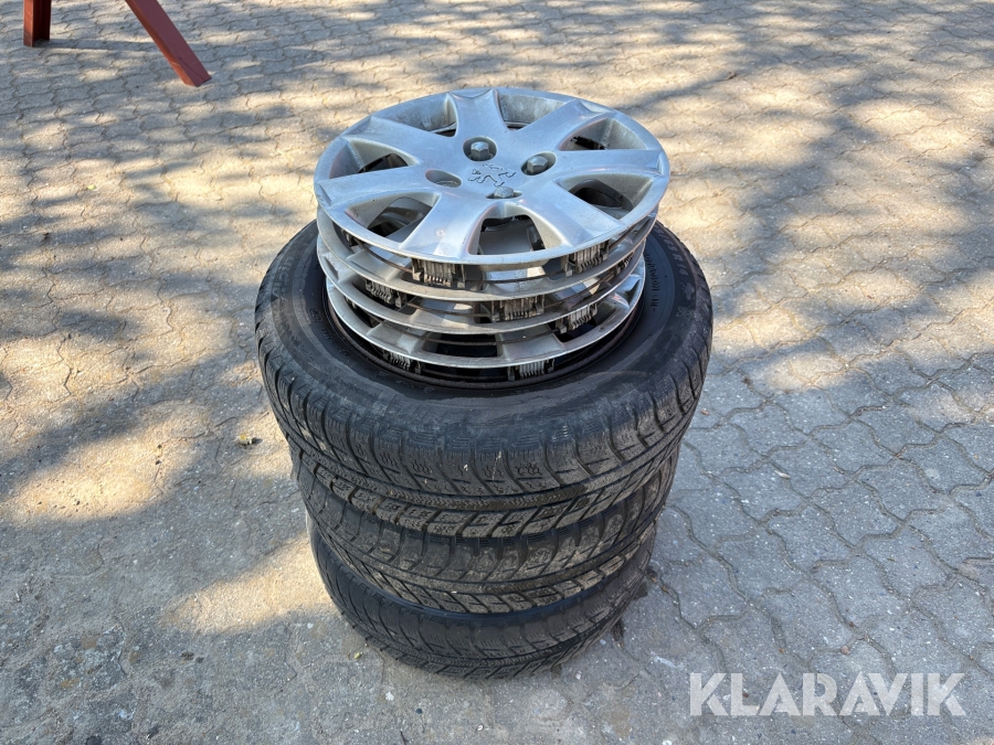 Vinterhjul Michelin Alpin 175/65R14 3 styk