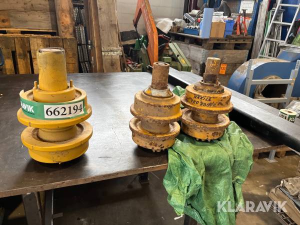 Overruller til gravemaskine 3 styk