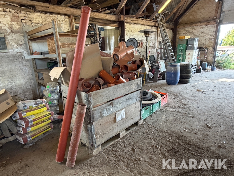 PVC-kloakrør og fittings