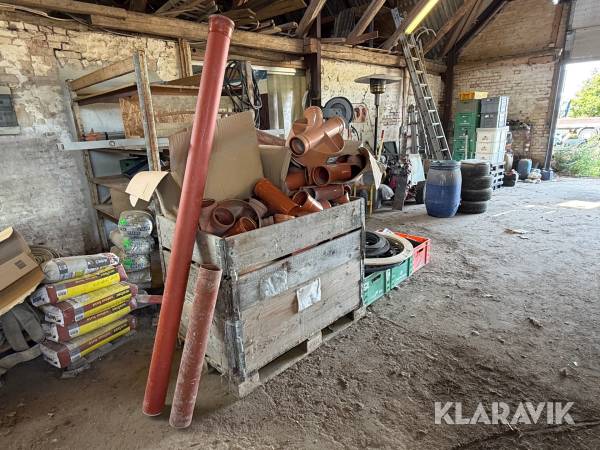PVC-kloakrør og fittings