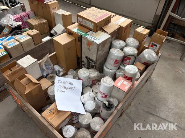 Reservedel Fleetquard Filtre blandet lot.