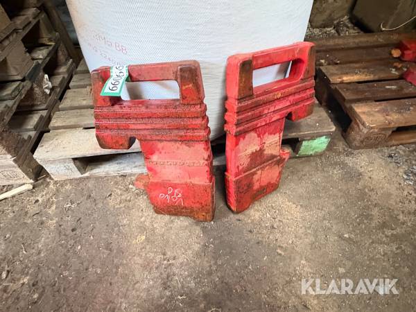 Frontvægt klodser Volvo BM 2 styk