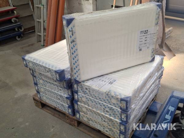 Radiator E.C.A T22 - 2 lags med 2 konvertere, 10 styk