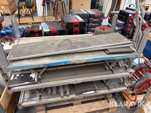 Mini materialevogne/platformsvogne 3 styk Ravendo