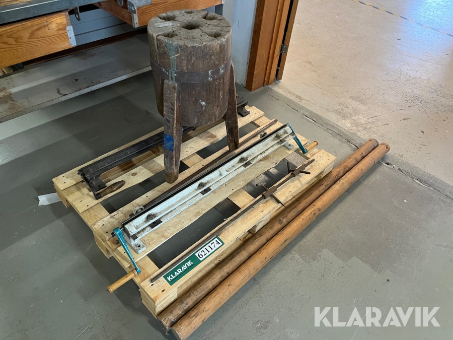 Blikkenslager værktøj - 3 dele