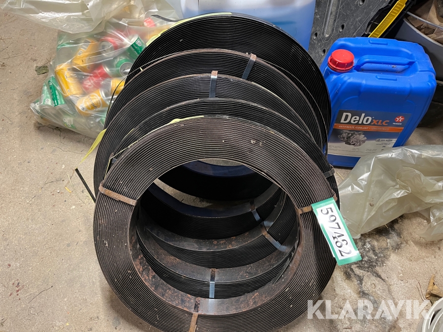 Stålboks 5 ruller 16x0,5mm 802 meter pr rulle