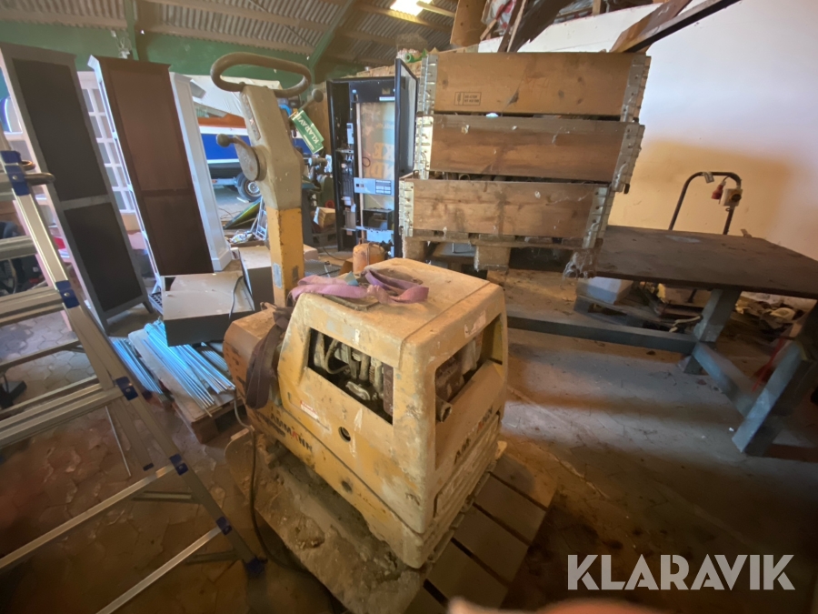 Pladevibrator Ammann AVH 6020, Roskilde, Klaravik auktioner