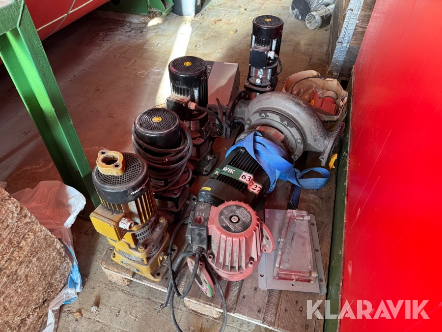 Diverse pumper og en frekvensomformer