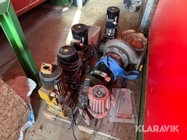 Diverse pumper og en frekvensomformer