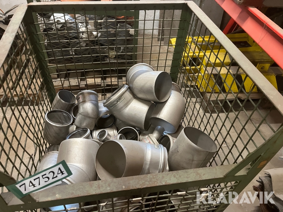 Bøjninger Blücher rustfrit stål samlet parti