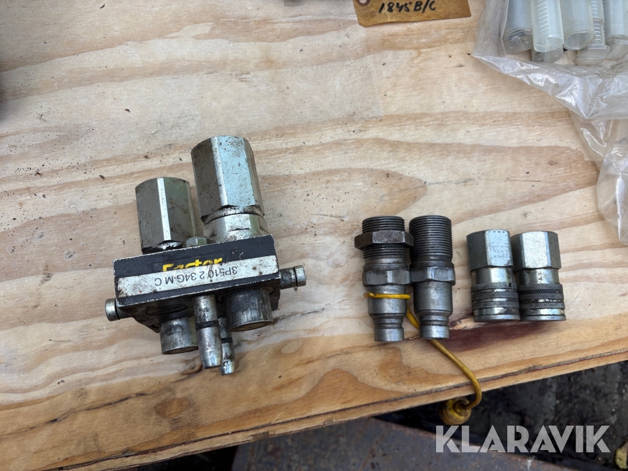 Hydraulik koblinger 3 styk Faster