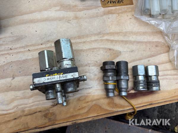 Hydraulik koblinger 3 styk Faster