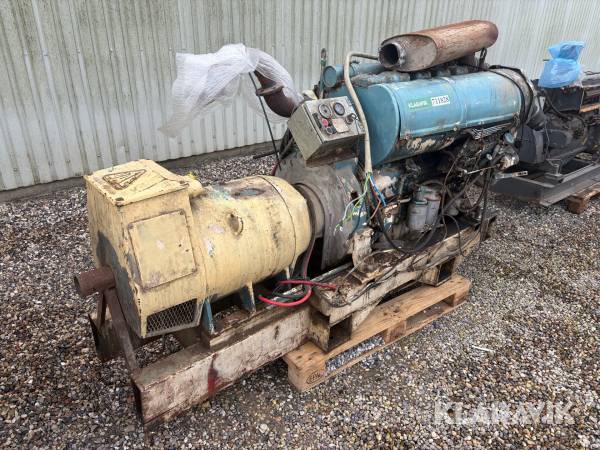 Dieseldrevet generatoranlæg Deutz F6L 712